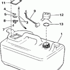 SE15RPLC Топливный бак- 6 gallon