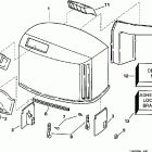 SE150WTPLY Engine cover -- evinrude