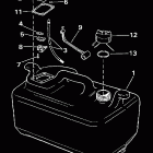 E50TTLECA Топливный бак- 6 gallon