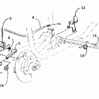 400-500 cc Mechanical brake assembly