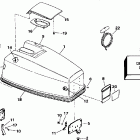 E40ELEOD Engine cover - johnson 25-40