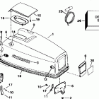 E40ELEOD Engine cover - evinrude 25-40