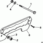 E40ELEOD Transom mount kit p / n 433459