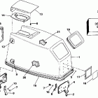 E40ELEOD Engine cover - johnson rope start only
