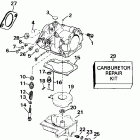 E25TEEOR Carburetor - 25 h.p.
