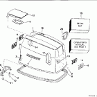 E70TTLERV Капот-Evinrude
