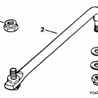 E60ELERS Steering link kit (w / power trim & tilt)