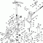 E115MLERS Stern bracket - manual tilt models