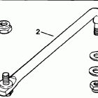 E115MLERS Steering link kit (w / power trim & tilt)