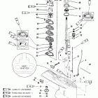 105 JET 0G303046 THRU 0G760299 Gear housing(driveshaft-counter-s / n-0g438000 & up)