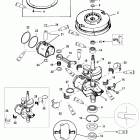 9.9 1B000001 & Up Коленчатый вал, поршни и маховик