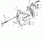 45 BODENSEE (4-STROKE) 0G231123 THRU 0G760299 Transom bracket (bigfoot)