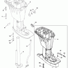 45 BODENSEE (4-STROKE) 0G231123 THRU 0G760299 Корпус вертикального вала