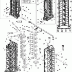 200 VERADO (4-STROKE)(6 CYL.) 0T980000 THRU 1B226999 Головка цилиндров и распредвал