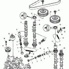 225 EFI (4-STROKE) 0T653945 & Up Intake and exhaust valves