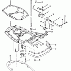 50 (4 CYL.) 5531630 AND UP Exhaust plate and shift linkage