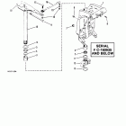 50 (3 CYL.) 0A721308 & Up Swivel bracket(power trim)(s / n-0c160935 & below)