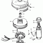 55 (3 CYL.) 0D000750 THRU 0G290584 Flywheel and starter motor (50 / 60)