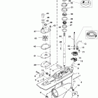 225 (DFI) 0T178500 THRU 0T598999 Gear housing(driveshaft)(standard rotation)