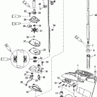 9.9 1B000001 & Up Корпус редуктора, вертикальный вал, передаточное отношен...