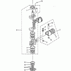 15C E-684-250101 AND UP Коленвал и поршни