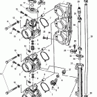 225 EFI (4-STROKE) 0T653945 & Up Throttle body(starboard)