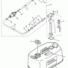 30A 689-000366 THRU 022058 Fuel tank and fuel line assembly (original equipment)