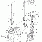 4 (4-STROKE) 0R067090 & Up Корпус редуктора, вертикальный вал
