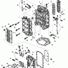 225 EFI (4-STROKE) 0T653945 & Up Блок цилиндров