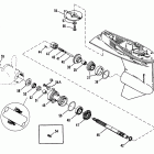 55 (3 CYL.) 0D000750 THRU 0G290584 Корпус редуктора , гребной вал
