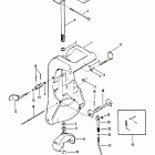 50 (3 CYL.) 7208333 THRU 0A721307 Swivel bracket and reverse lock