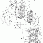 50 (3 CYL.) 1B000001 & Up Блок цилиндров и коленчатый вал