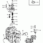 40 (2 CYL.) 5556230 AND UP Cylinder block and thermostat