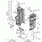 200 VERADO (4-STROKE)(6 CYL.) 0T980000 THRU 1B226999 Блок цилиндров