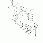 40B (THRU PROP. EXHAUST) E-676-B100461 THRU B102785 Gear shift linkage