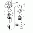 50 (3 CYL.) 0A721308 & Up Power trim pump(eaton rectangular motor)