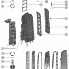 140 5625108 AND UP End cap, manifold and exhaust covers