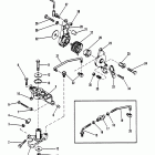 40 (2 CYL.) 5556230 AND UP Throttle and spark advance linkage
