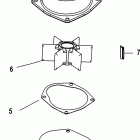 125 DFI (3 CYL.)(1.5L) 1B736885 & Up Water pump kit, jet