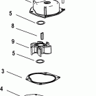 40 EFI (4 CYL)(4-STROKE)(JET) 1C051324 & Up Jet water pump components