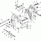 55 (3 CYL.) 0D000750 THRU 0G290584 Clamp bracket (manual) (s / n: 0d1812000 and up)