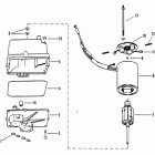 50 (3 CYL.) 7208333 THRU 0A721307 Hydraulic pump assembly (plastic reservoir)