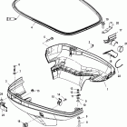 200 (DFI) 3.0L 0T801000 THRU 1B417701 Нижняя часть колпака
