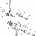 100 EFI (4-STROKE) 1B227000 THRU 1B366822 Рычаг дросселя и приводная штанга
