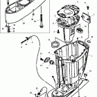 225 EFI (4-STROKE) 0T653945 & Up Корпус вертикального вала