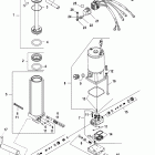 40 EFI (3 CYL.)(4-STROKE) 0T409000 THRU 1B226999 Механизм гидроподъема Power Trim