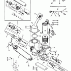 45 (4 CYL.) 0A719281 & Up Компоненты механизма гидроподъема Power Trim
