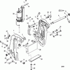 80 JET 1B000001 & Up Кронштейн крепления к транцу