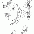 50 (3 CYL.) 7208333 THRU 0A721307 Starter motor, starter solenoid, rectifier