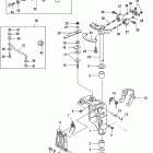 9.9 (4-STROKE)(209cc) 0R042475 & Up Swivel bracket, non-power tilt